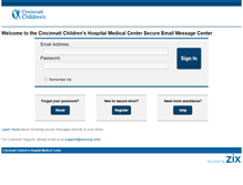 Tablet Screenshot of cchmc-secure.org